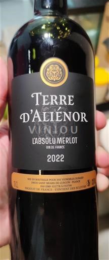 Bordeaux Non specificato Terre Aliénor L'Absolu Merlot 2022