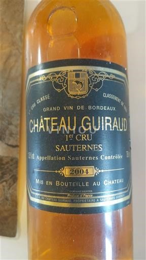 Bordeaux Sauternes Premier Cru Château Guiraud 2004