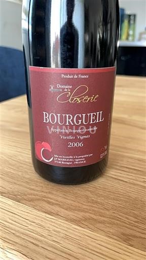 Loiredalen Bourgueil Domaine La Closerie Vieilles Vignes 2006