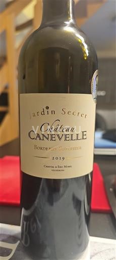 Bordeaux Bordeaux superiore Château Canevelle Jardin Secret 2019