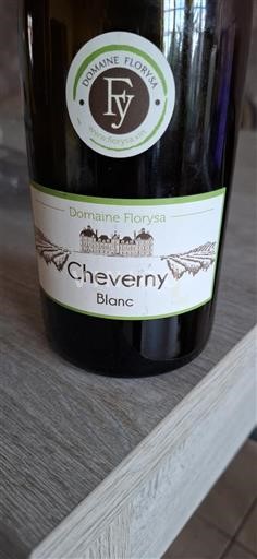 Vin Blanc sec Domaine Florysa 2023 France Vallée de la Loire Cheverny AOC