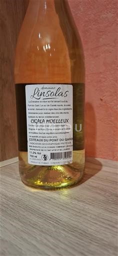 Languedoc ja Roussillon Gardinsillan rinteet Domaine Linsolas Cigala Moelleux 2022