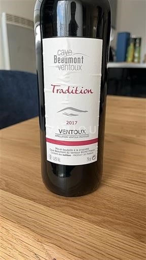 Rona dolina Ventoux Cave Beaumont Du Ventoux Tradition 2017