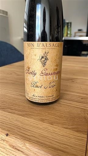 Vin Rouge sec Pinot Noir Rolly Gassmann 2016 France Alsace Vin de France