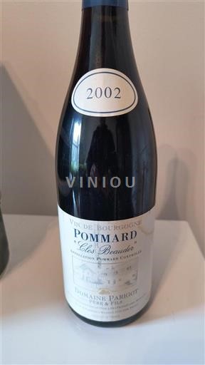 Borgoña Pommard Domaine Parigot Clos Beauder 2002