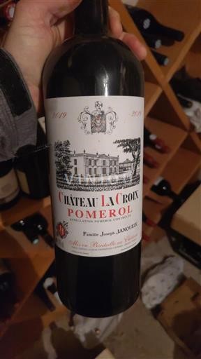 Bordeaux Pomerol La Croix 2019