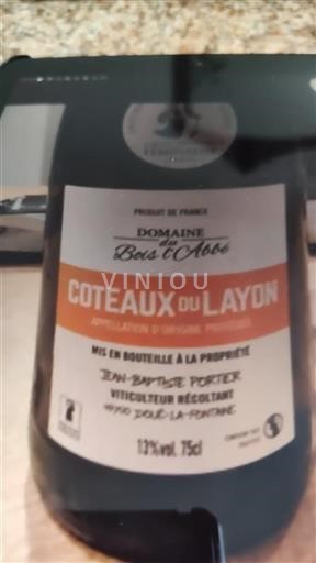 Vallée de la Loire Coteaux-du-layon Domaine Bois L’abbé 2019