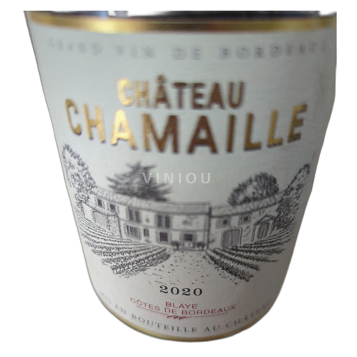 Burdeos Blaye-Côtes de Burdeos Chamaille 2020
