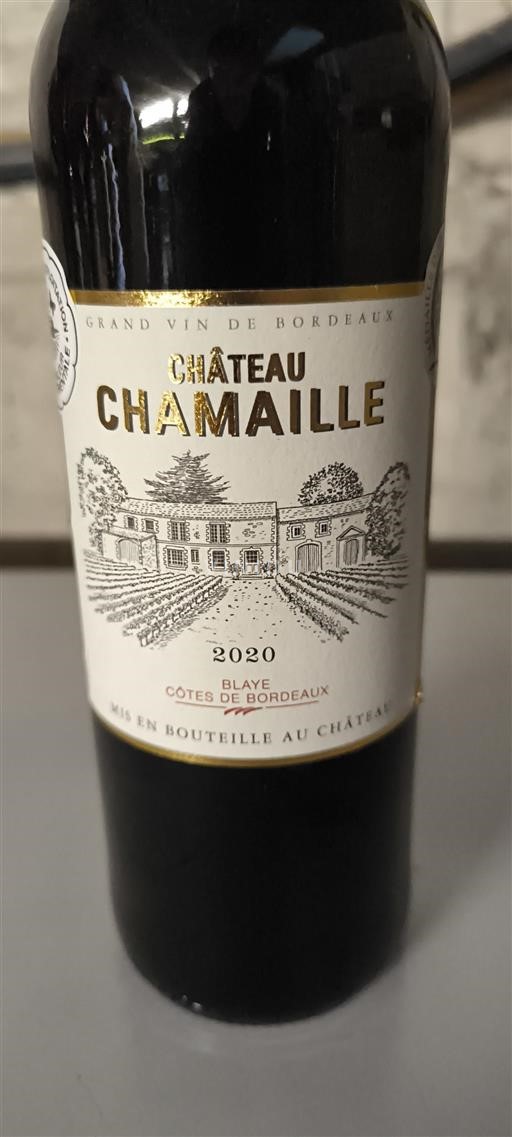 Bordeaux Blaye-Côtes-de-Bordeaux Chamaille 2020