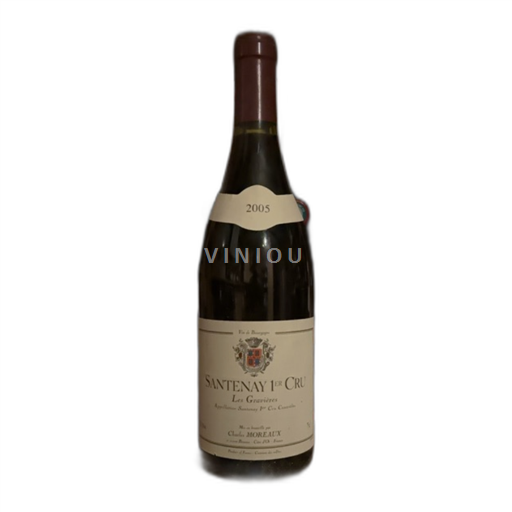 Vin Rouge sec Les Gravi%c3%a8res Charles Moreaux 2005 France Bourgogne AOC Premier Cru
