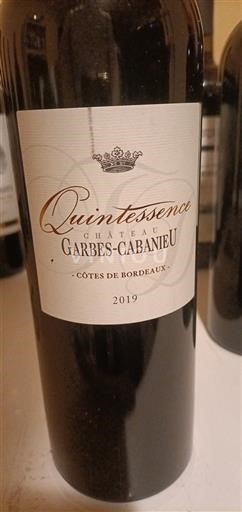 Bordeaux Côtes-de-Bordeaux Château Garbescabanieu Quintessence 2019