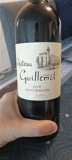 Bordeaux Saint-Émilion Château Guillemot 2015