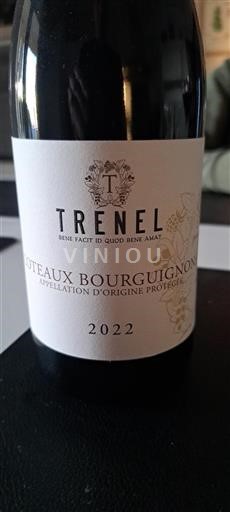 Bourgogne Bourgognebackar Trenel 2022