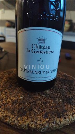Rhônedalen Châteauneuf-du-Pape Château La Genestière 2016