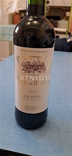 Bordeaux Graves Tour De Rodet Prestige 2016