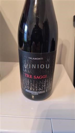 Abruzzo Wines Montepulciano d'Abruzzo Talamonti Tre Saggi 2018