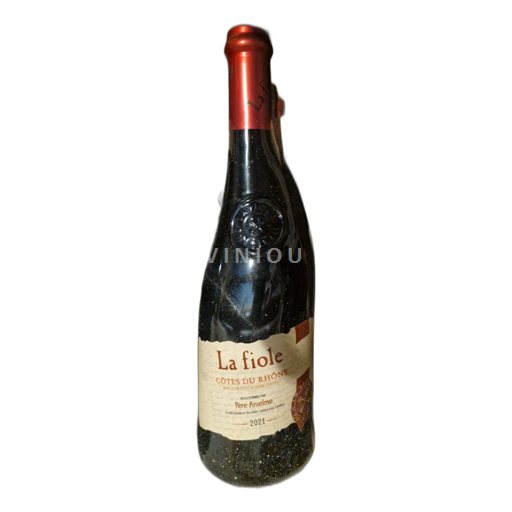 Vin Rouge sec Père Anselme La Fiole 2021 France Vallée du Rhône Côtes-du-rhône AOC
