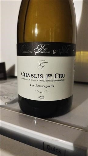 Burgundija Chablis premier cru Premier Cru Domaine Fillon Et Fils Les Beauregards 2023