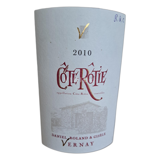 Rhône Valley Côte-Rôtie Daniel Roland & Gisèle Vernay 2010