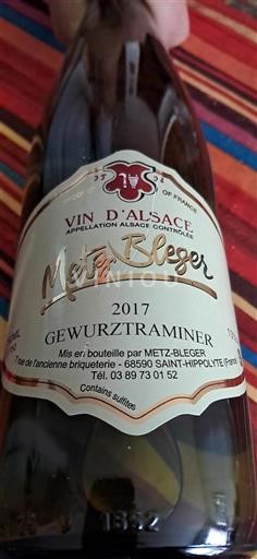 Alsace Metz Bleger Gewurztraminer 2017