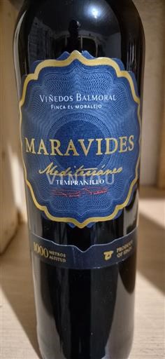Castilla-La Mancha Không được chỉ định Viñedos Balmoral Maravides Mediterráneo Không niên vụ