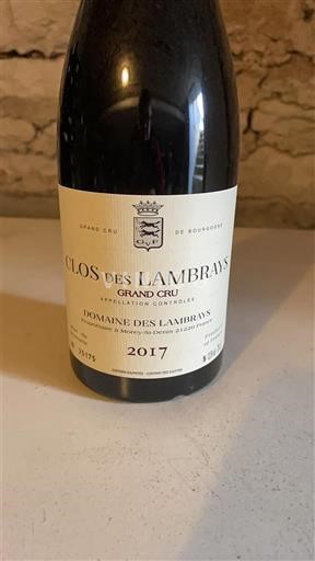 Bourgogne Clos-des-lambrays Grand Cru Domaine Des Lambrays Clos des Lambrays 2017