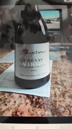 Vin Rouge sec Les Grands Crusades Château Cave du de Chénas 2020 France Beaujolais Chénas AOC
