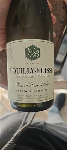 Bourgogne Pouilly-fuissé Besson Père Et Fils 2020