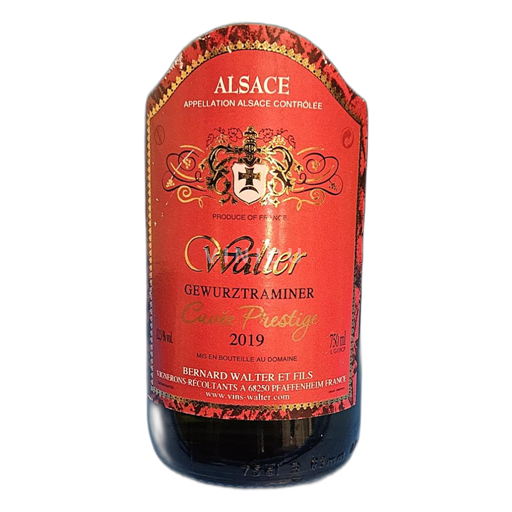 Alsace Gewurztraminer Bernard Walter Et Fils Prestige 2019