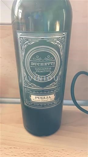 Puglia Duchetti Sangiovese Primitivo 2021