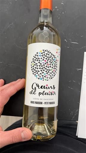 Sudoeste Côtes de Gascogne Grains De Plaisir 2023
