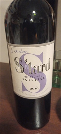 Bordeaux Château Soutard S'tard 2016
