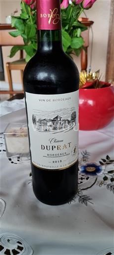 Bordéus Château Duprat 2018