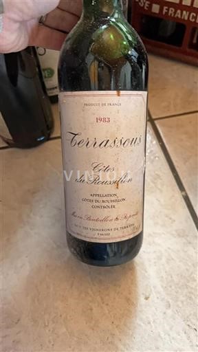 Roussillon Côtes-du-roussillon Terrassous 1983