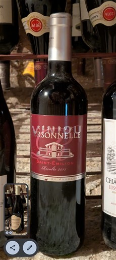 Bordeaux Saint-Émilion Réserve Personnelle 2013