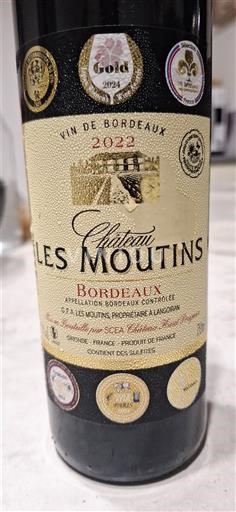 Bordeaux Château Les Moutins 2022