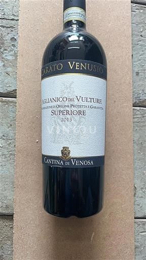 Basilicata Wines Aglianico del Vulture Cantina Di Venosa Carato Venusio 2013