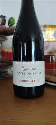 Rhône-dalen Côtes-du-Rhône Pardon & Fils 1820 2023