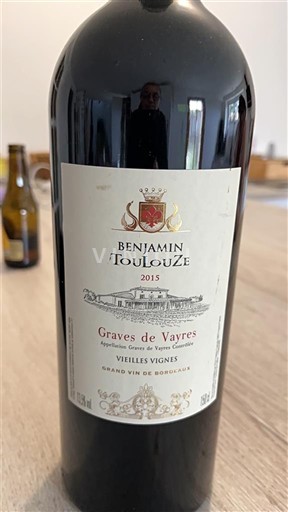 Bordeaux Graves-de-vayres Benjamin Toulouze Vieilles Vignes 2015