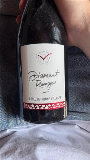 Rona dolina Côtes-du-Rhône-Villages Cellier Des Gorges De L'ardèche Diamant Rouge Neleten.