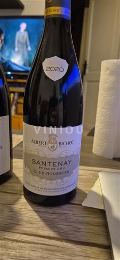 Burgundi Santenay Premier Cru Albert Bichot Clos Rousseau 2020