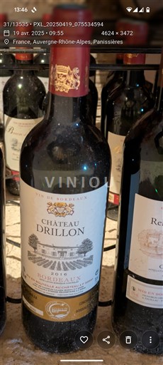 Bordeaux Château Drillon 2016