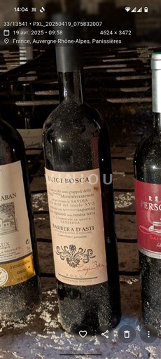 Piémont Barbera d'Asti Luigi Bosca 2017