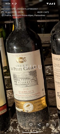 Bordéus Le Petit Chaban 2016