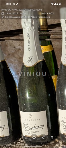 Vin Blanc brut Brut-Tradition Yves Barbaray Non millésimé France Champagne AOC