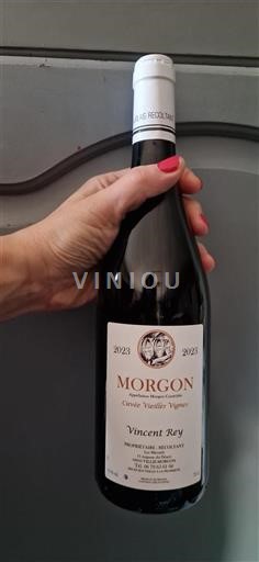 Vin Rouge sec Cuvée Vieilles Vignes Vincent Rey 2023 France Beaujolais Morgon AOC