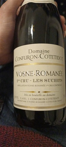 Bourgondië Vosne-Romanée Premier Cru Domaine Confuroncotetidot Les Suchots 2019