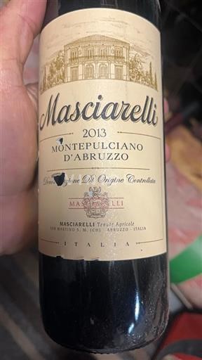 Abruzzo Montepulciano d'Abruzzo Masciarelli 2013
