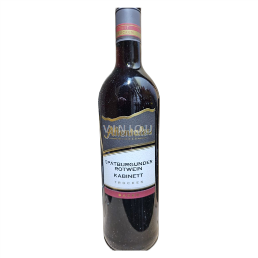 Baden Affentaler Winzer Spätburgunder Rotwein Kabinett 2017