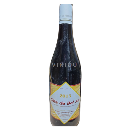 Vin Rouge sec Côte de Bel Air Philippe et Elisabeth Laffay 2015 France Beaujolais Beaujolais supérieur AOC